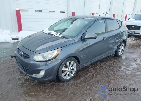 2012 Hyundai Accent Se z USA, uszkodzony, nr VIN KMHCU5AE0CU004650